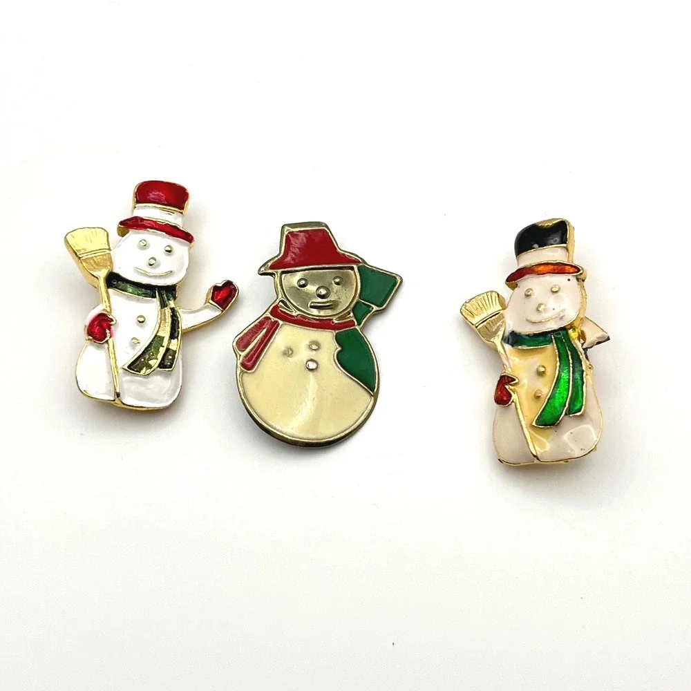 N/A enamel snowman
